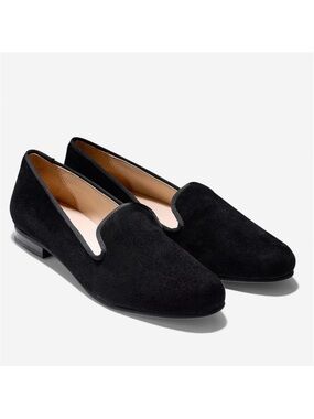 Cole Haan Sabrina Black Suede Flats Women’s Size 6 Slip On
